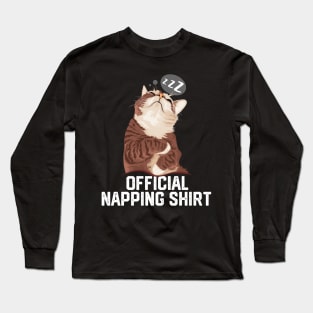 official napping shirt Long Sleeve T-Shirt